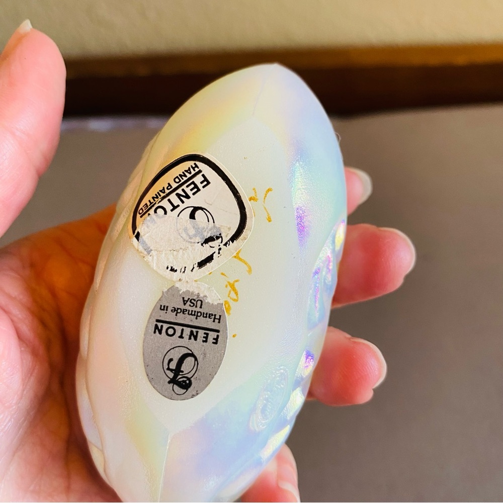 FENTON Hand Painted 50th Anniversary Swan - Picture 6 of 8
